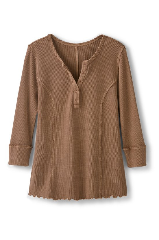 Hazel Waffle Top - thumbnail 2