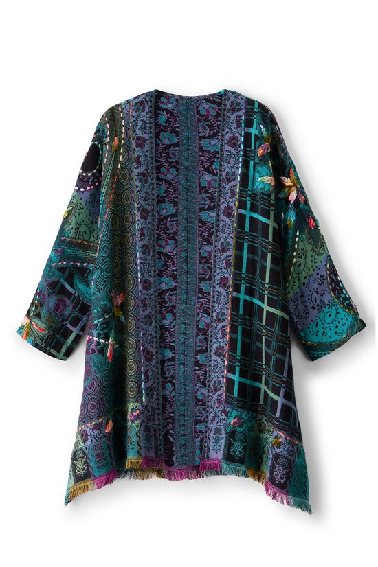 Secret Garden 3/4 Sleeve Jacquard Topper - thumbnail 2