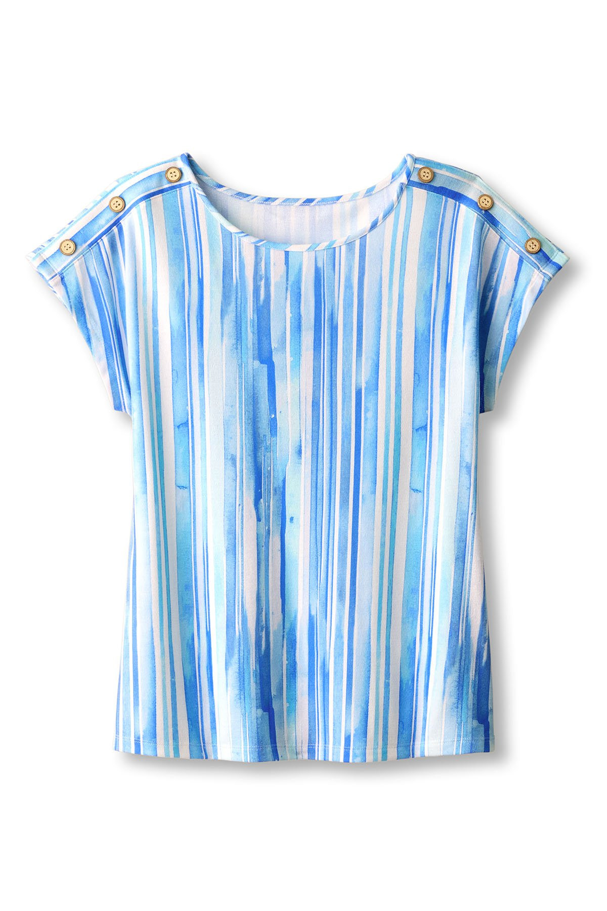 Eudora Button Tee - thumbnail 2