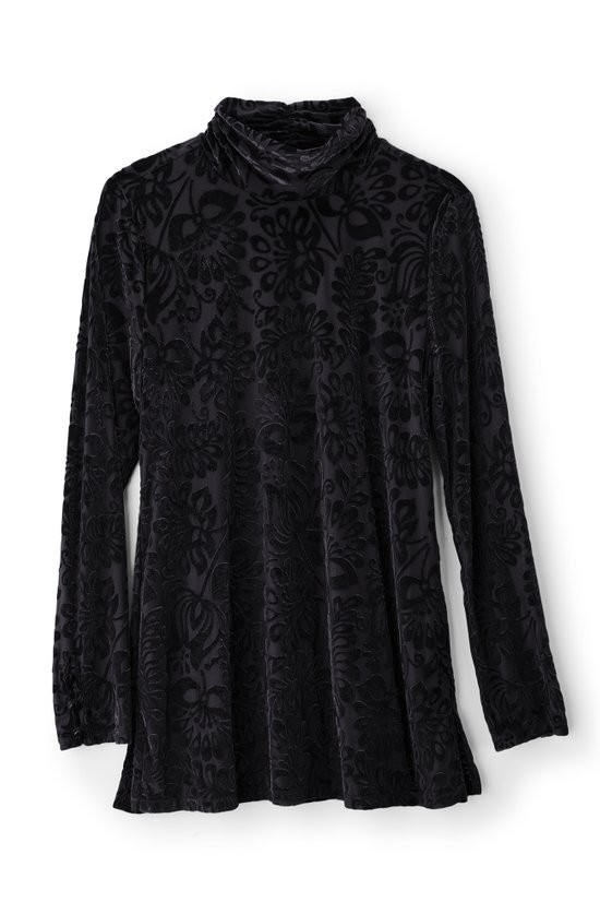 Walden Velvet Turtleneck - thumbnail 3