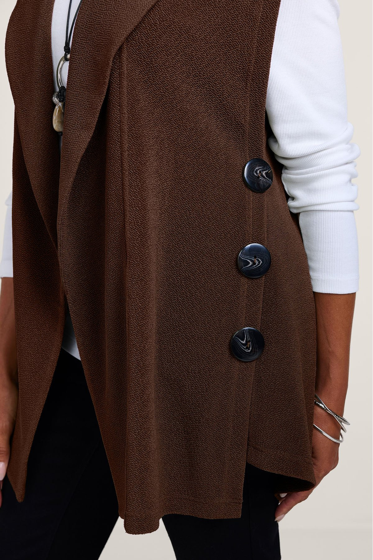 Mesa Button Vest - thumbnail 4