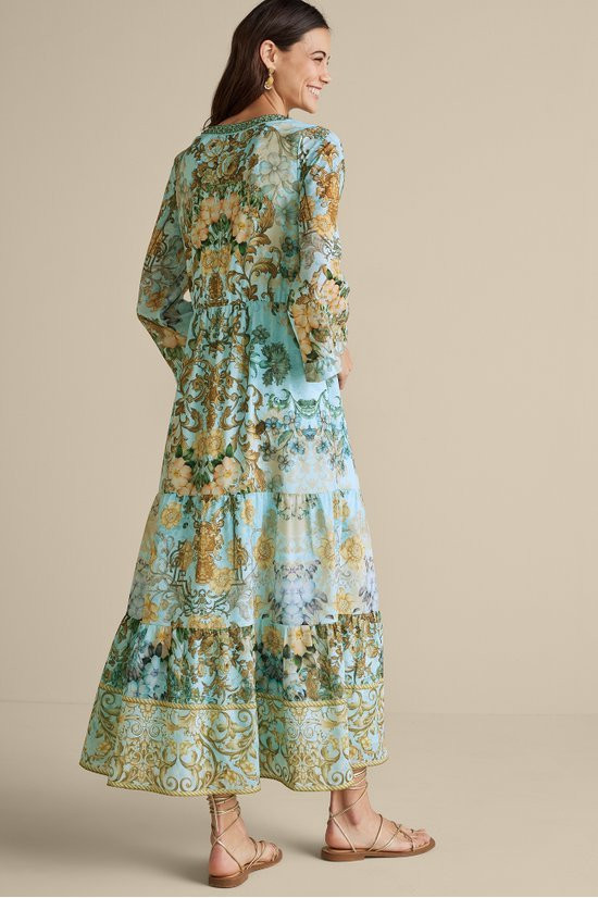 Baroque Maxi Dress - thumbnail 4