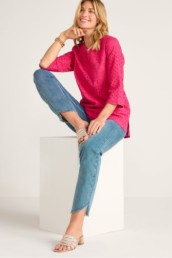 Ultimate Denim Frayed Hem Crops - thumbnail 5