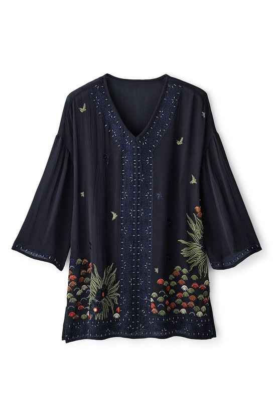 Mystic Meadow 3/4 Sleeve Top - thumbnail 2