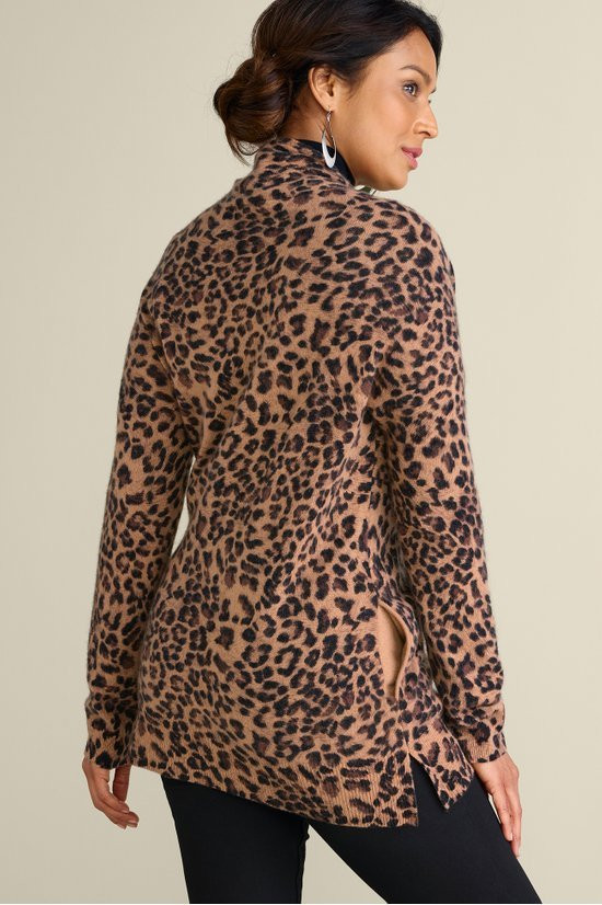 Sibyl Cashmere Printed Cardigan - thumbnail 4