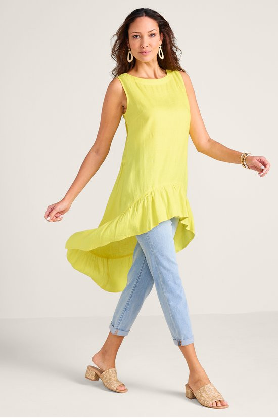 Lozita Linen Sleeveless Tunic - thumbnail 7