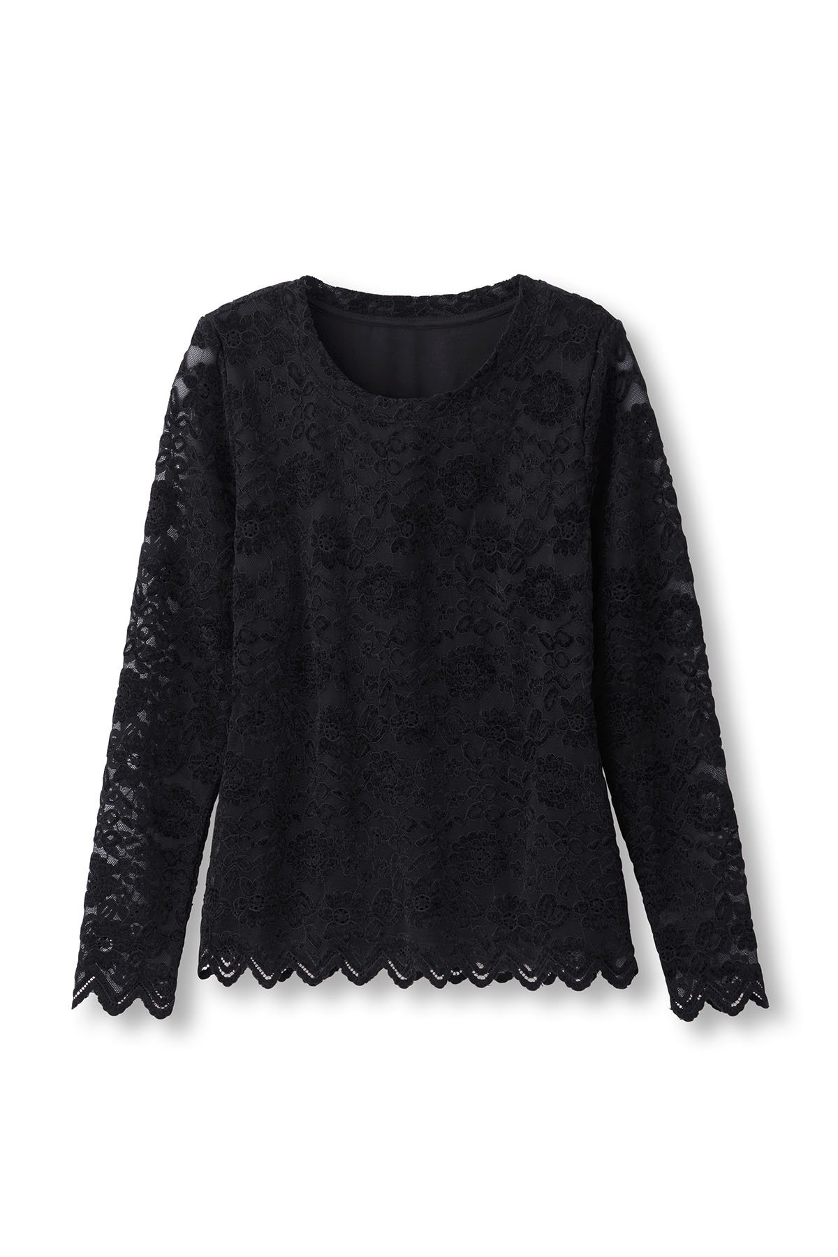 Stretch Lace LS Top - thumbnail 2