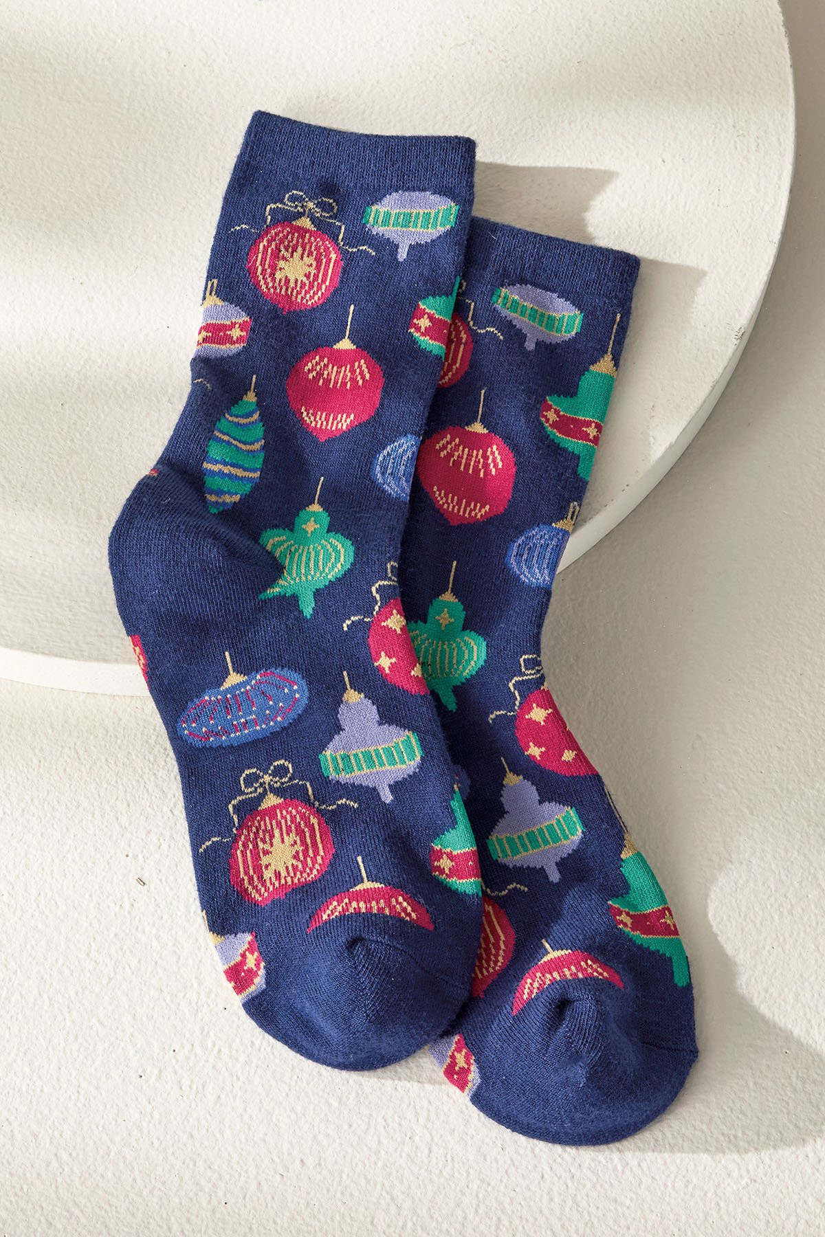 Patty Printed Crew Socks - thumbnail 8