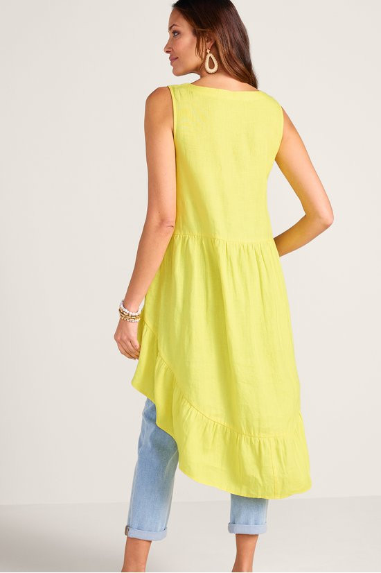 Lozita Linen Sleeveless Tunic - thumbnail 5