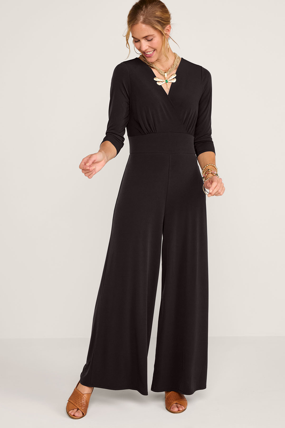 Penelope 3/4 Sleeve Jumpsuit