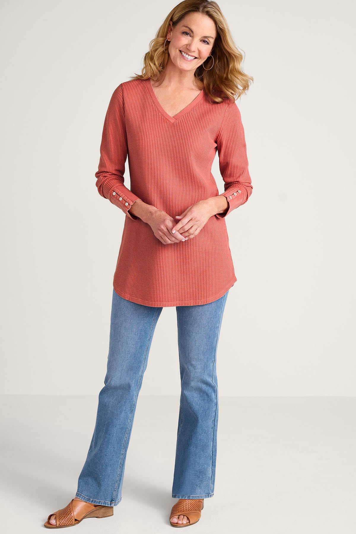 Arabella Waffle Knit Tunic - thumbnail 10