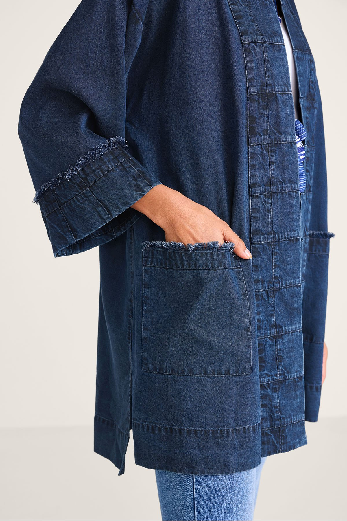 TENCEL™ Open Front Topper - thumbnail 5