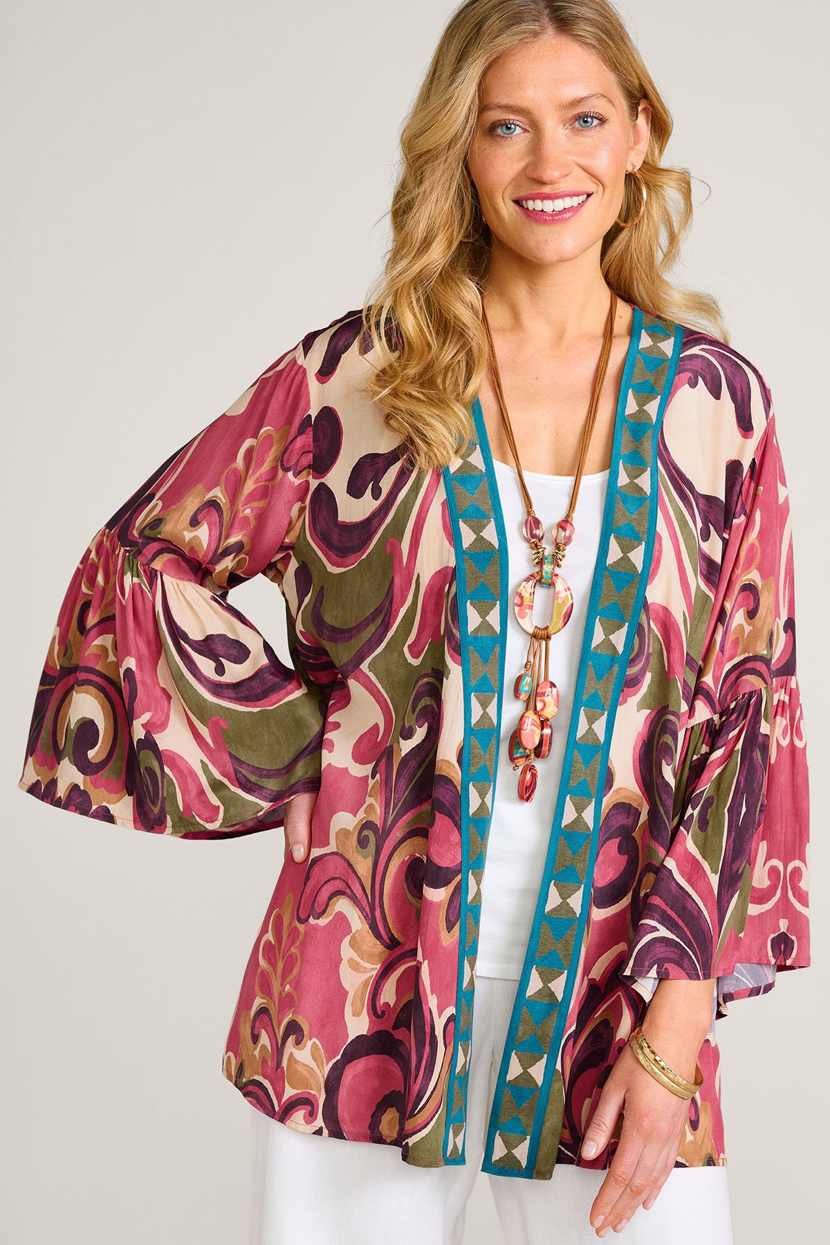 Eclectic Sunset Lightweight Topper