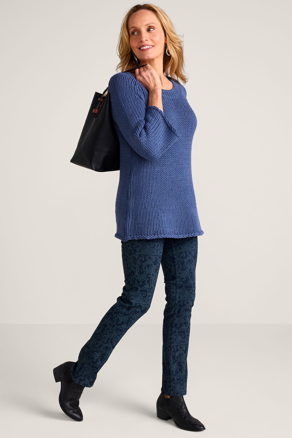On A Scroll Slim Leg Jeans