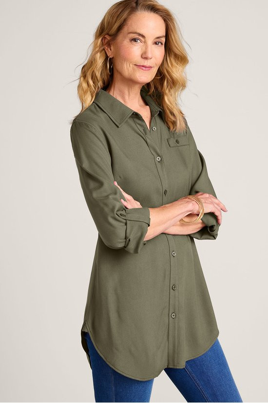 Iconic Long Sleeve Twill Big Shirt - thumbnail 9