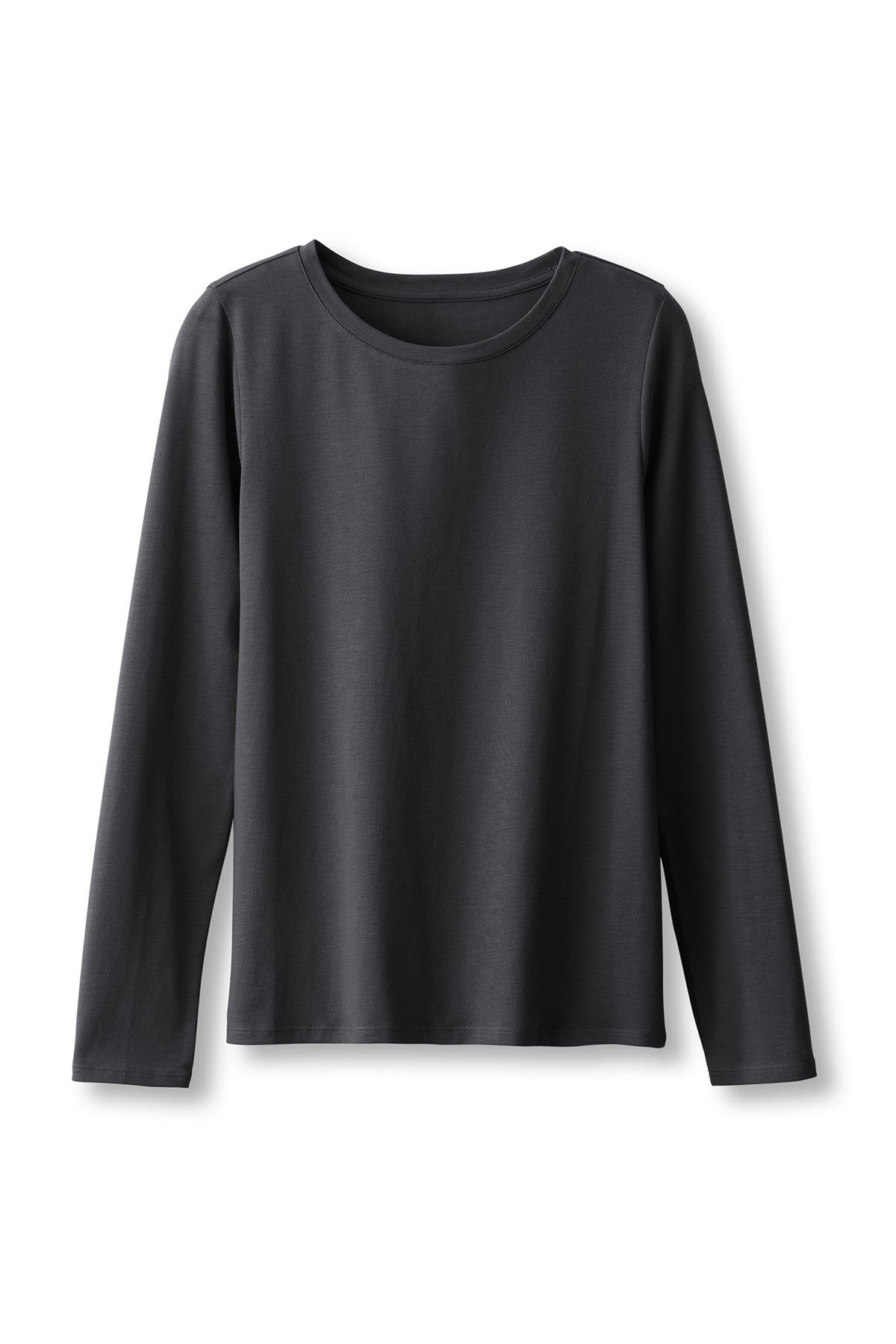 Pima Cotton Crew Neck LS Tee - thumbnail 2