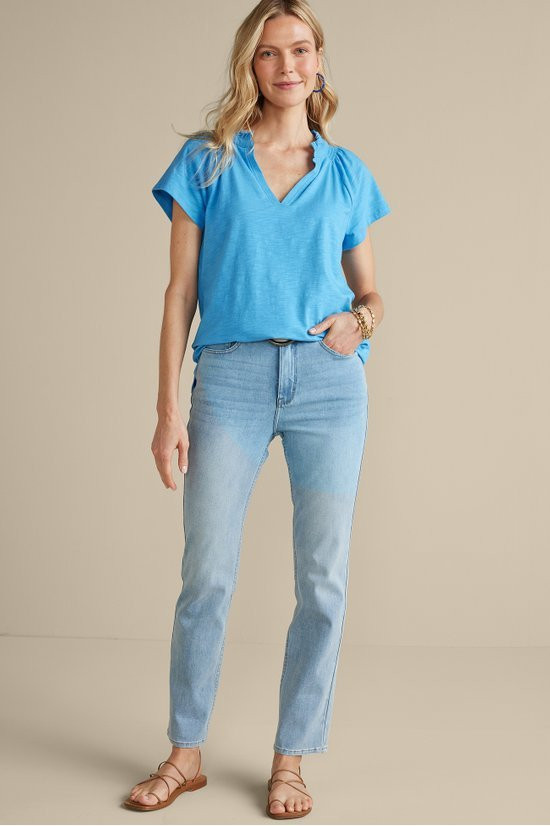 Loretta Supima Slub Tee I - thumbnail 3