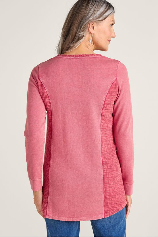 Salome French Terry & Gauze Tunic - thumbnail 10