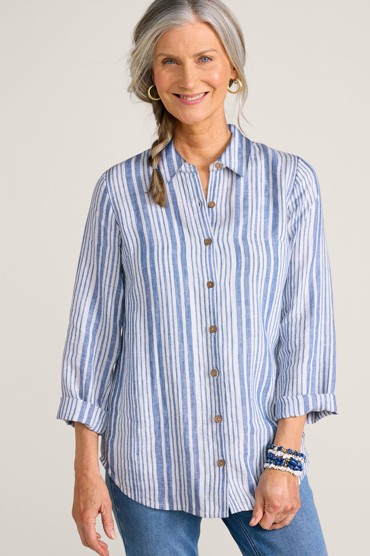 Outer Banks Linen Big Shirt - thumbnail 2