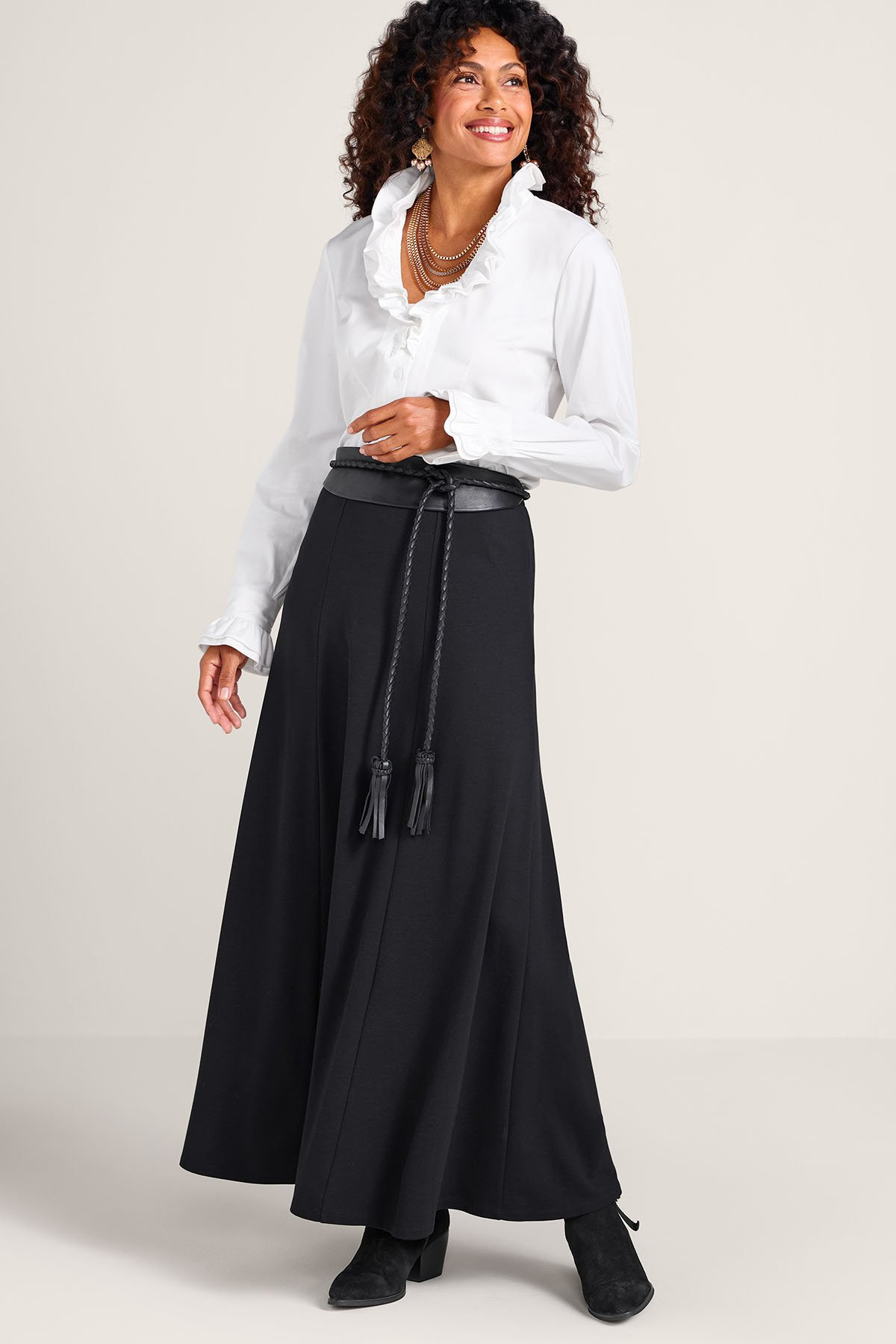 Boleyn Ruffle Trim Shirt - thumbnail 3