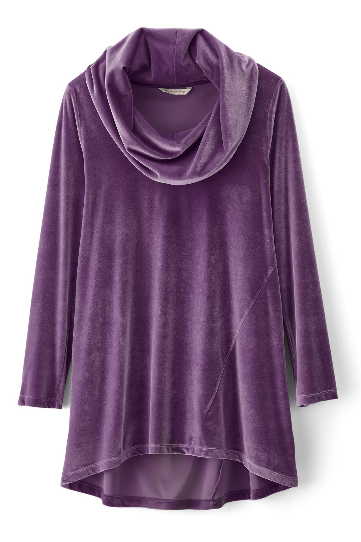 Vision In Velvet Cowl Tunic - thumbnail 3