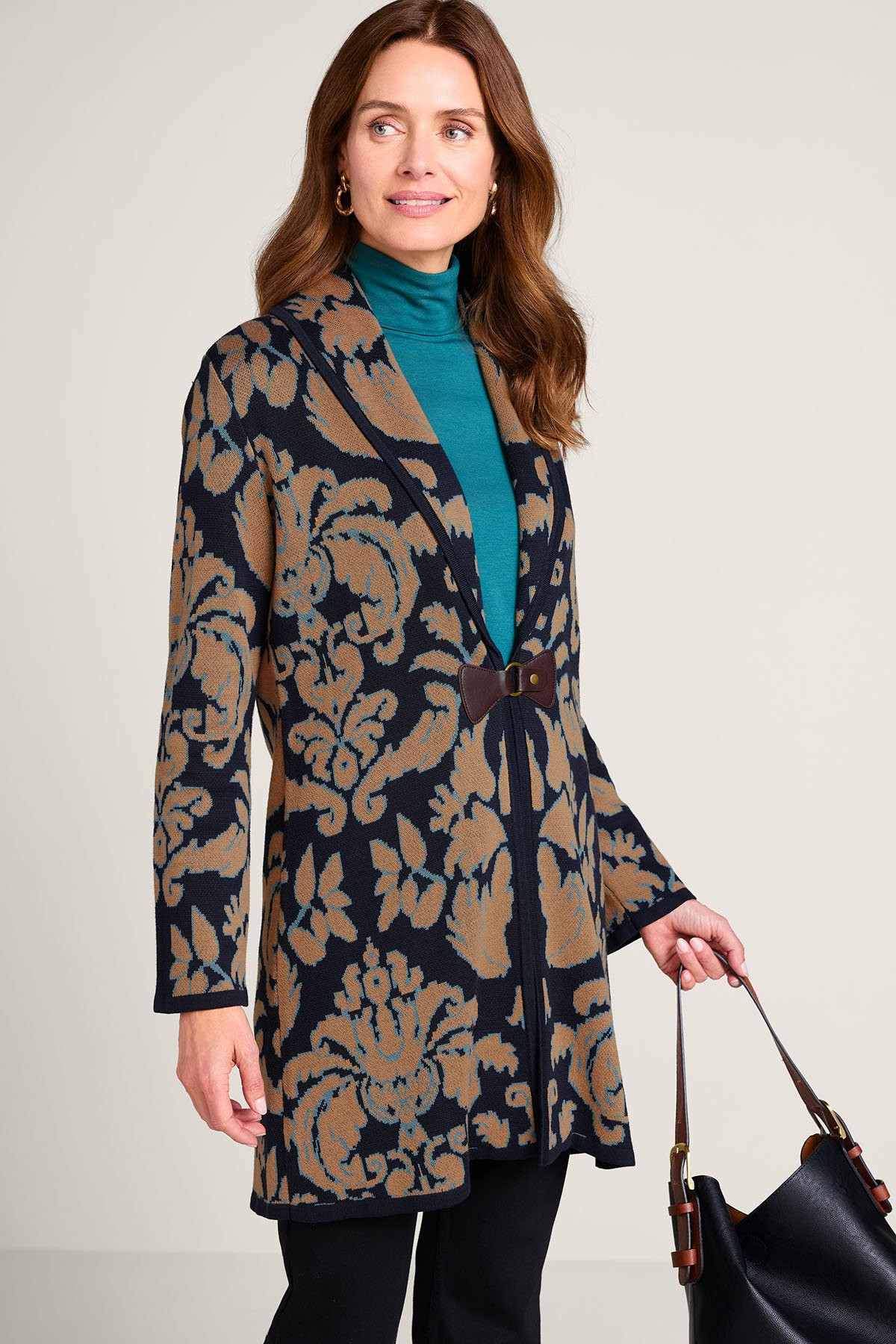 D'Orsay Long Cardigan Sweater