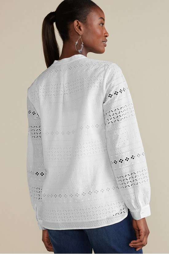 Lenore Eyelet Top - thumbnail 4