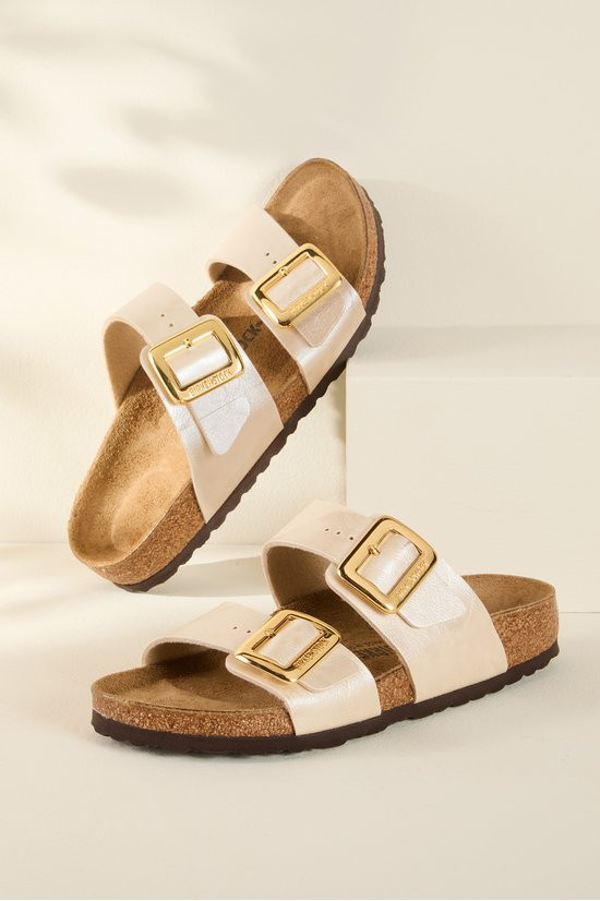 Birkenstock® Sydney Luxe Buckle Slides