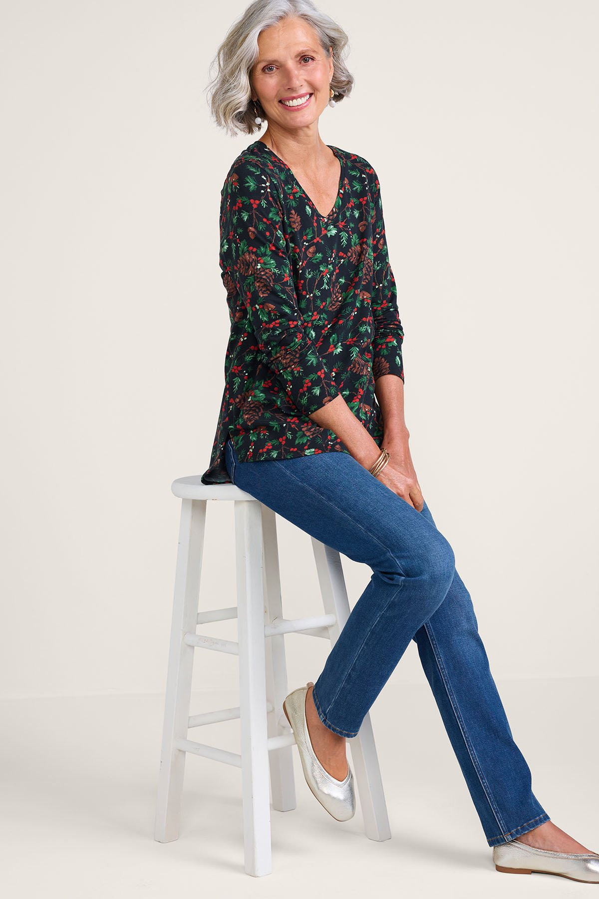 Isabel Woodland LS Cotton Tunic - thumbnail 3
