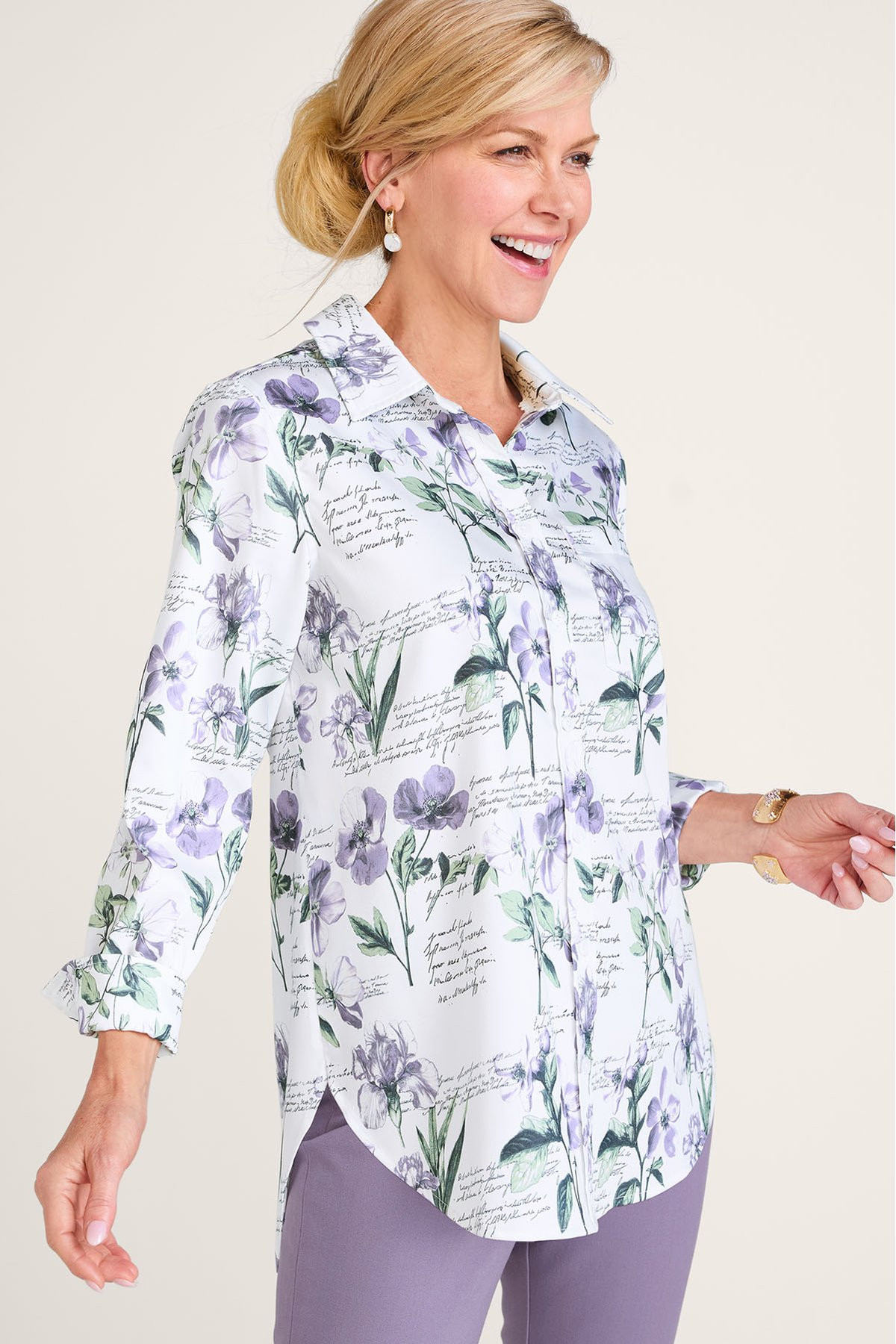 Easy Care Stretch Woven LS Big Shirt