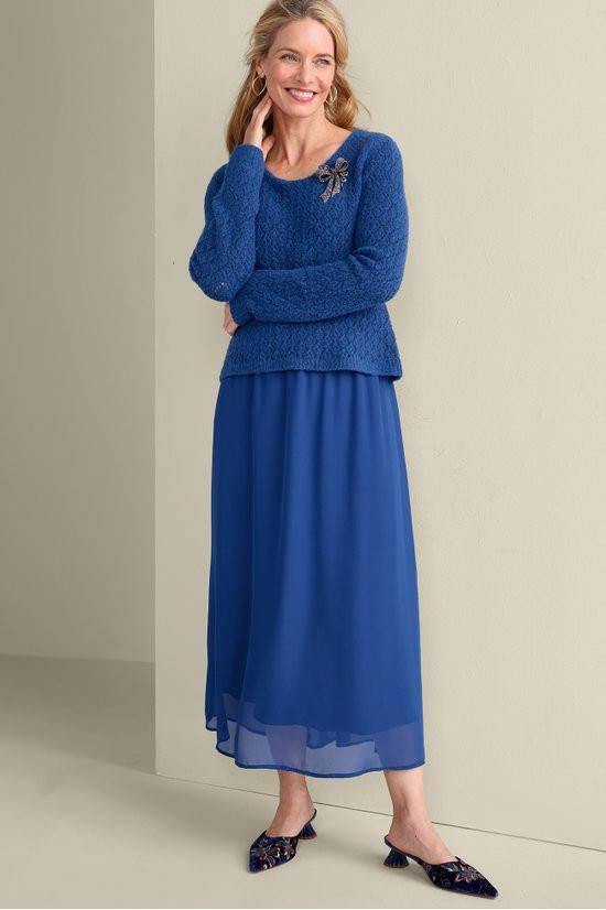 Cassie Pointelle Sweater Dress - thumbnail 5
