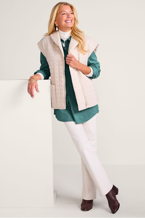 Day To Dusk Faux Suede Big Shirt - thumbnail 7