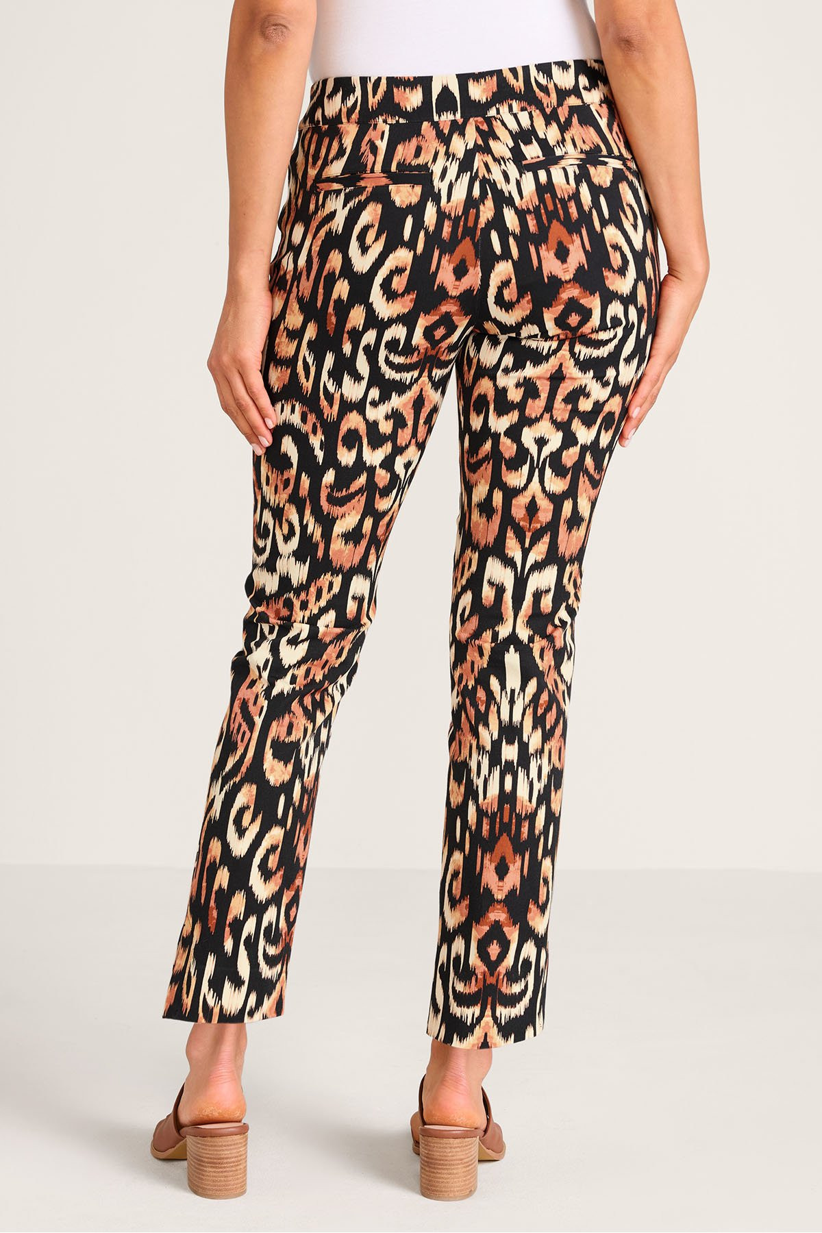 Superla Ikat Aura Slim Leg Ankle Pants - thumbnail 5