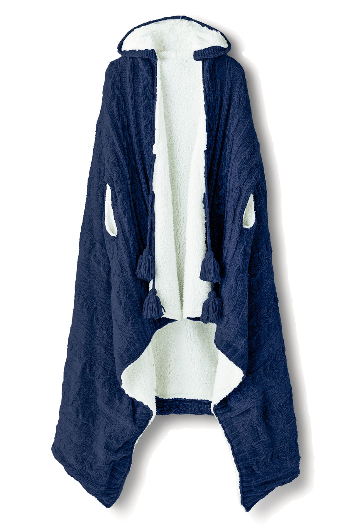 Chenille Sherpa Wearable Throw - thumbnail 2