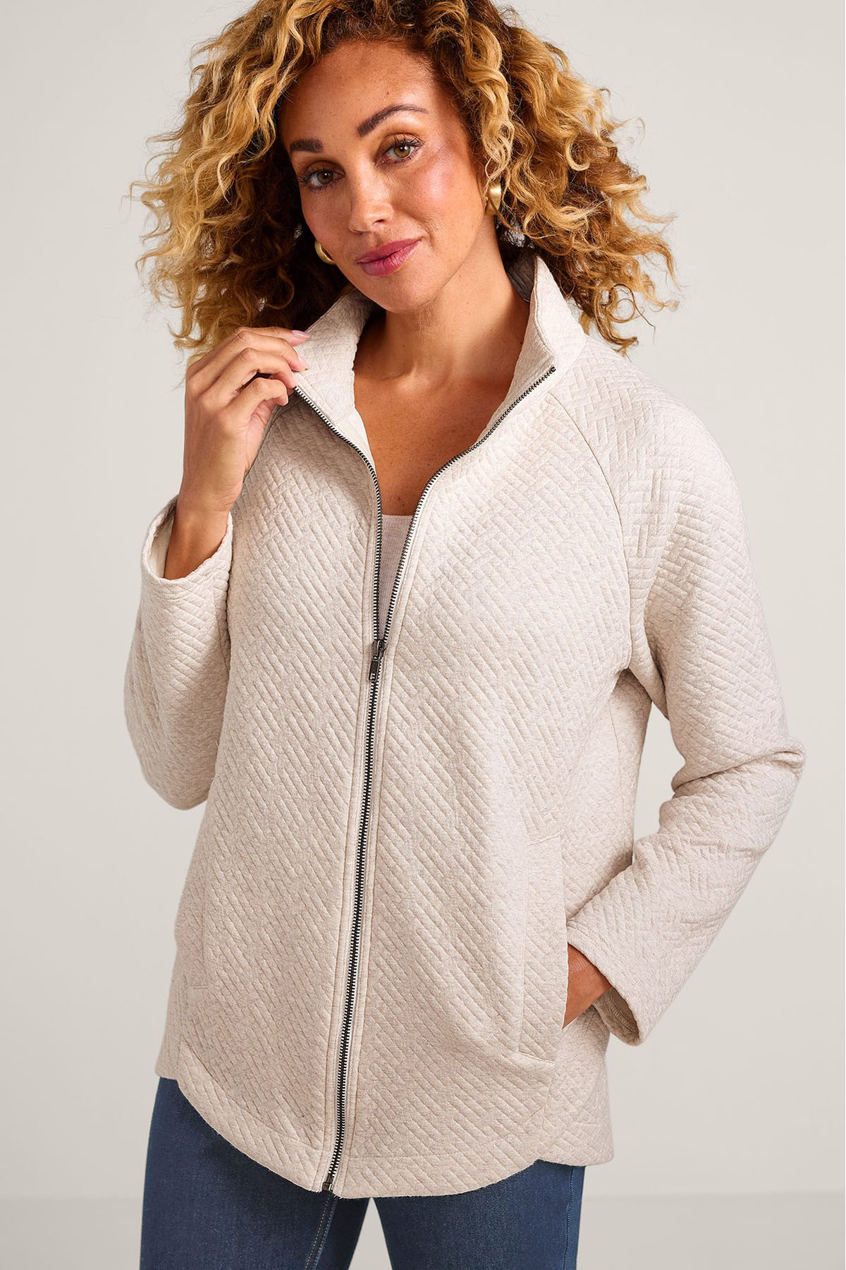 Cloudstitch Full Zip Knit Jacket