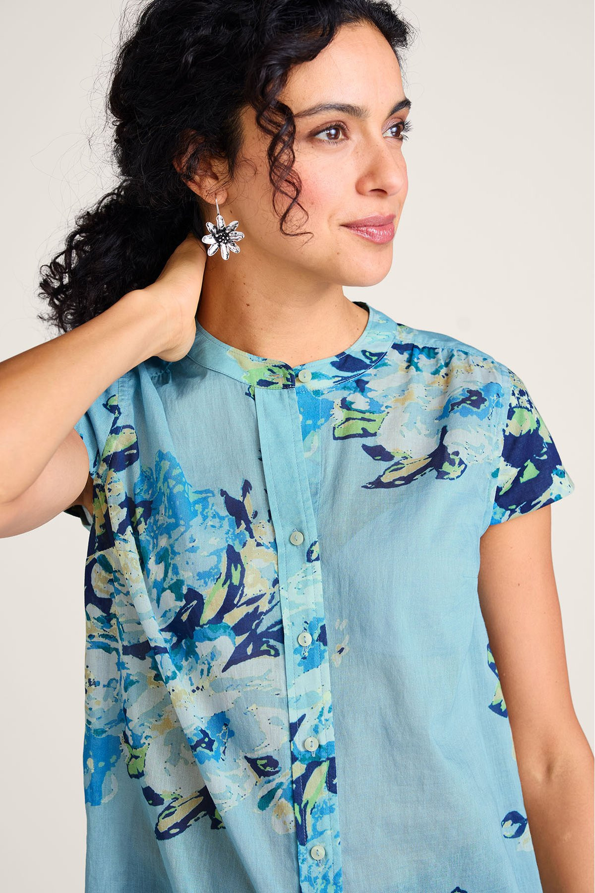 Bouquet of Roses Tunic - thumbnail 5