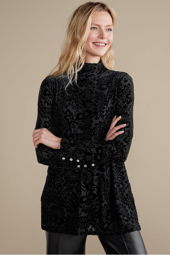 Walden Velvet Turtleneck - thumbnail 5