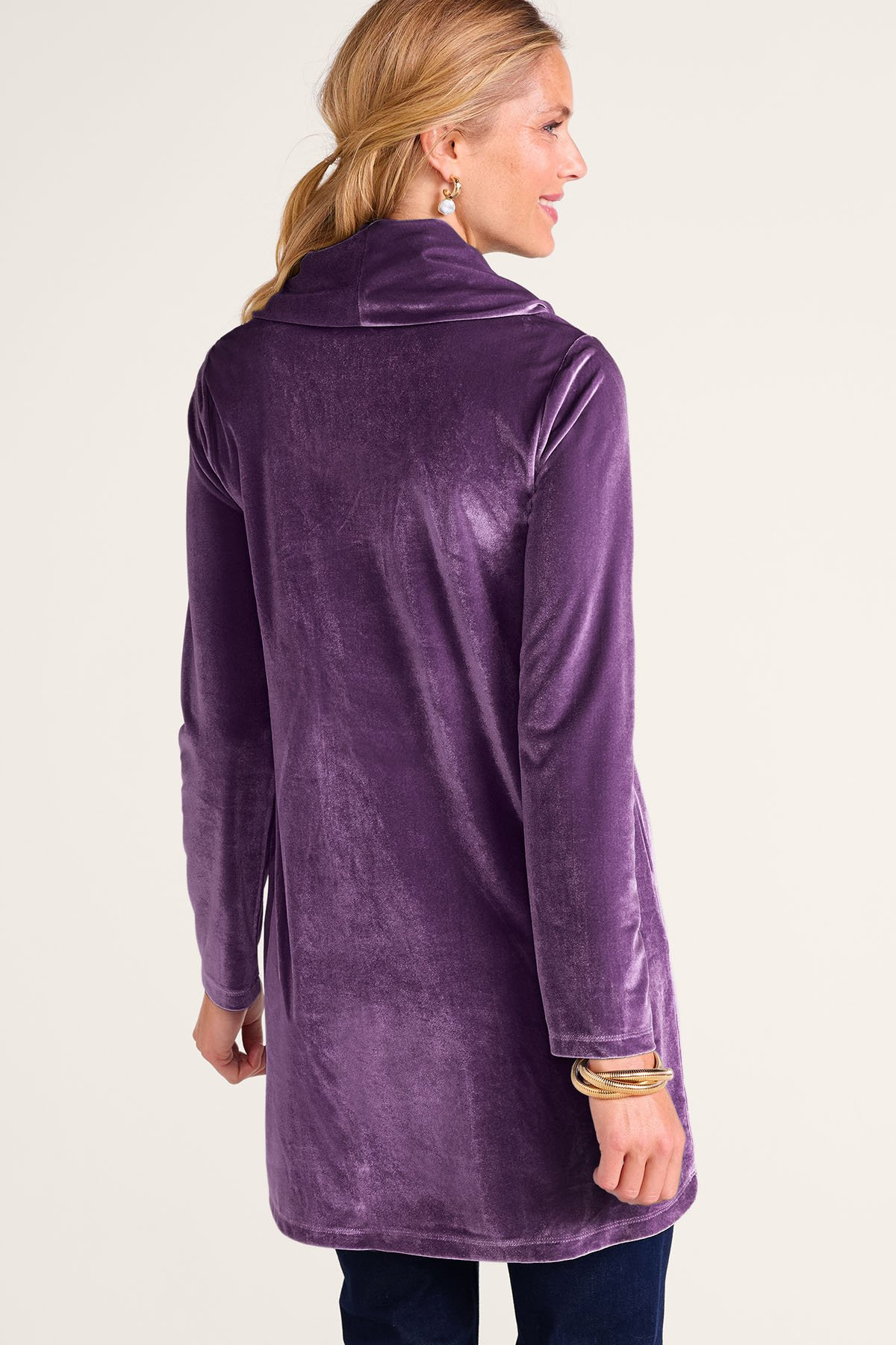 Vision In Velvet Cowl Tunic - thumbnail 5
