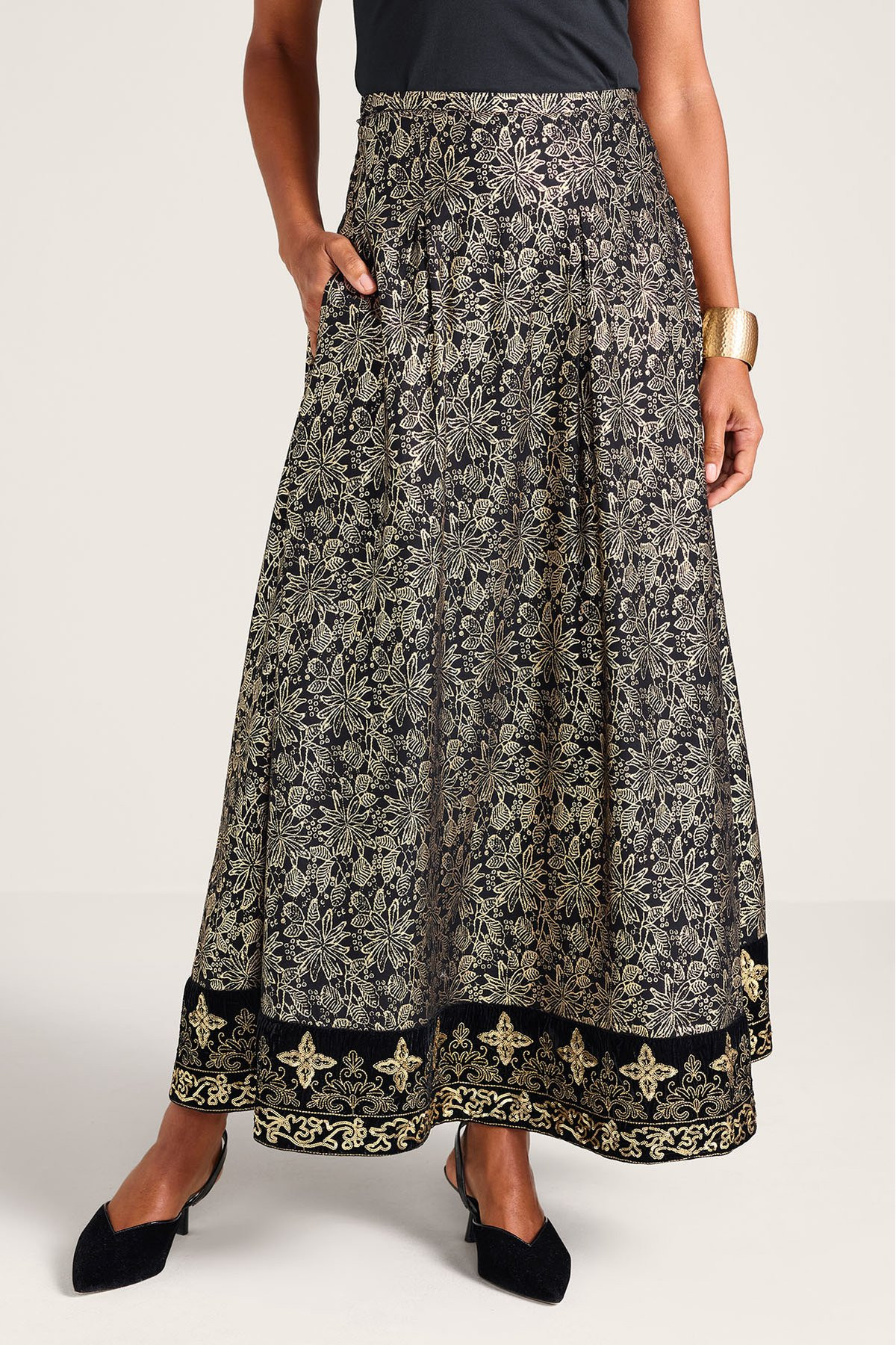 Fiore Challis Maxi Skirt - thumbnail 3