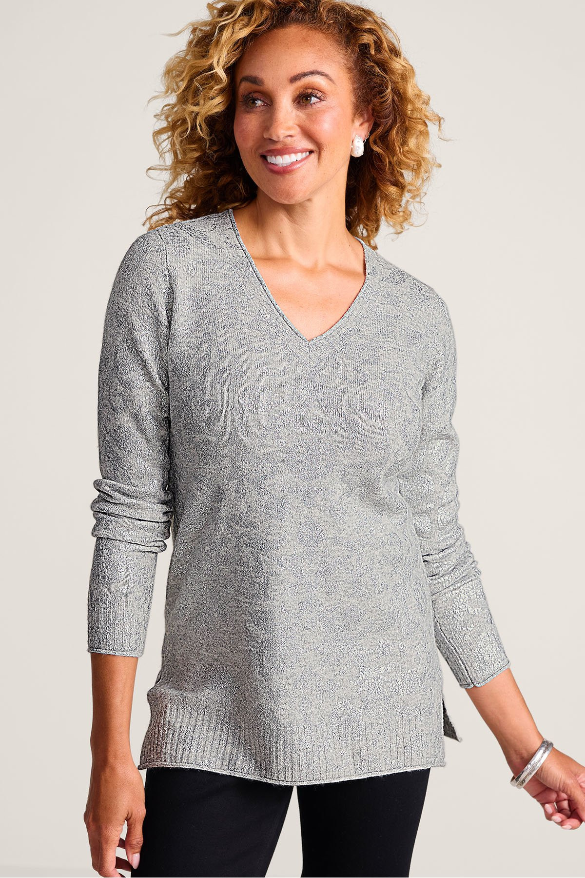 Aurelia Foil Sweater - thumbnail 2
