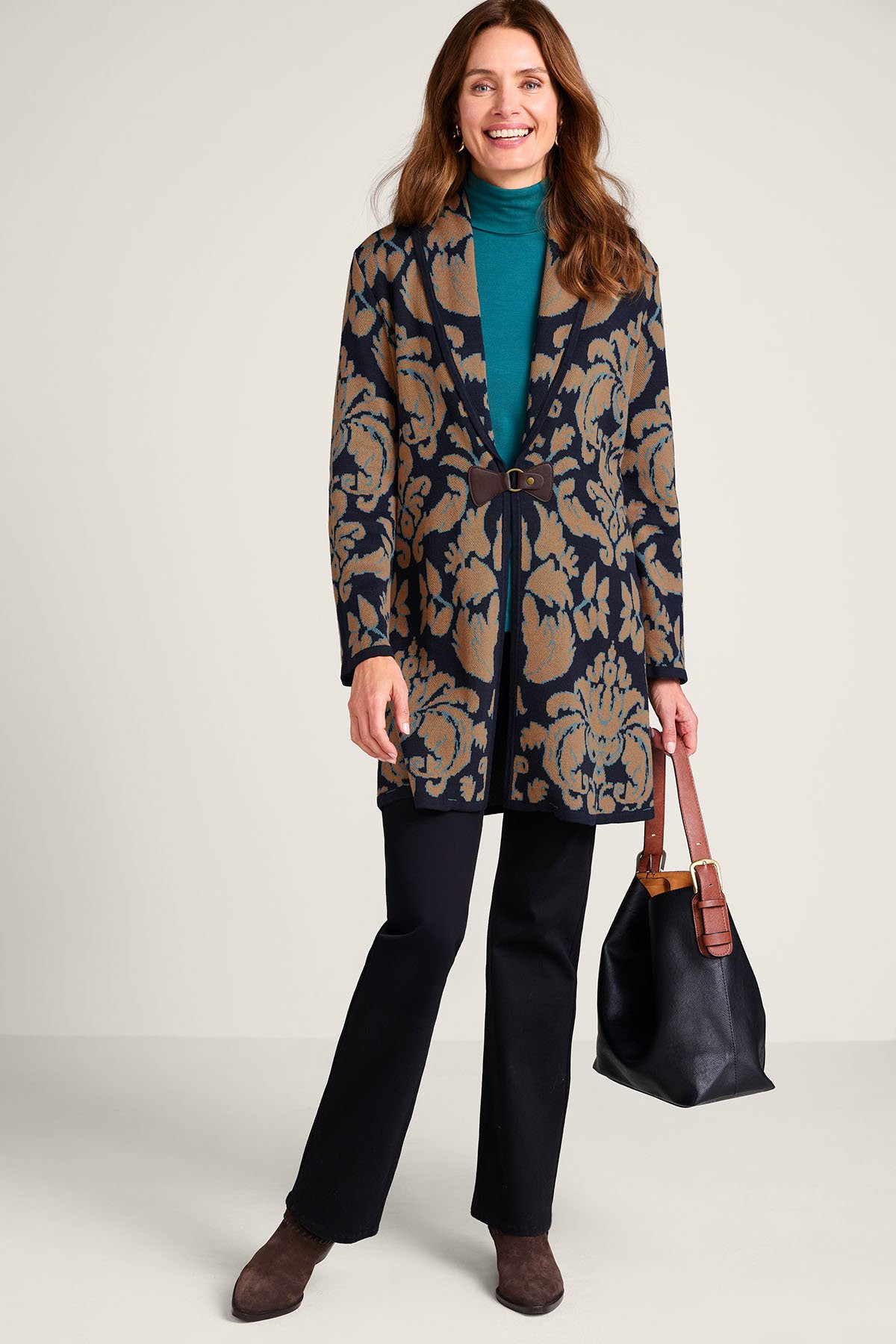 D'Orsay Long Cardigan Sweater - thumbnail 3