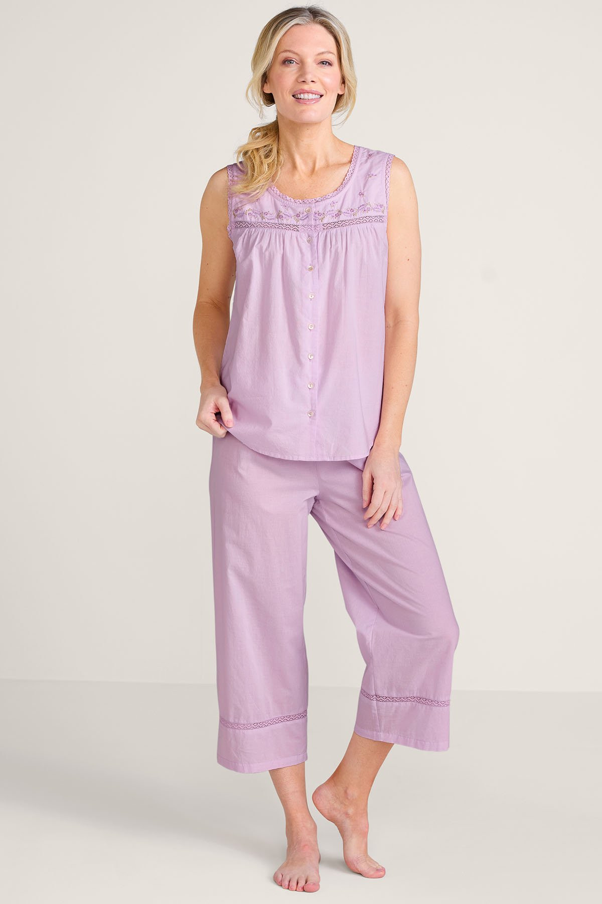 April Cornell Tank And Crops Pajama Set - thumbnail 2