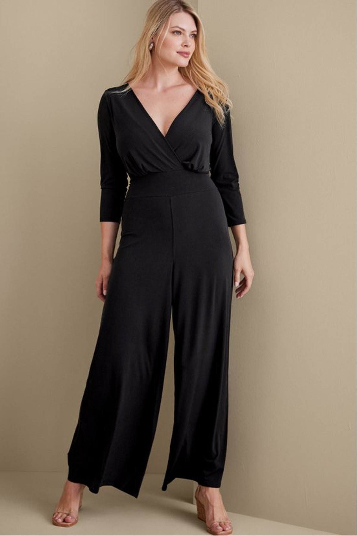 Penelope 3/4 Sleeve Jumpsuit I - thumbnail 6