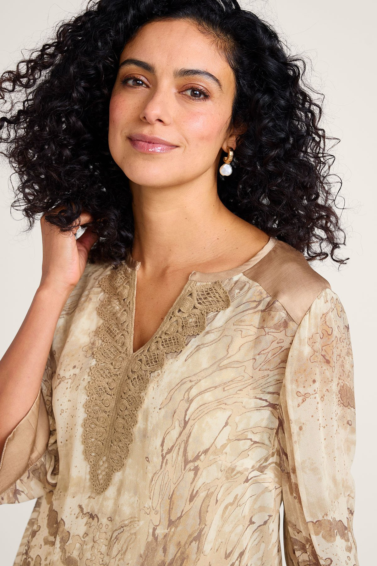 Novelty Printed 3/4 Slv Tunic And Tank - thumbnail 5