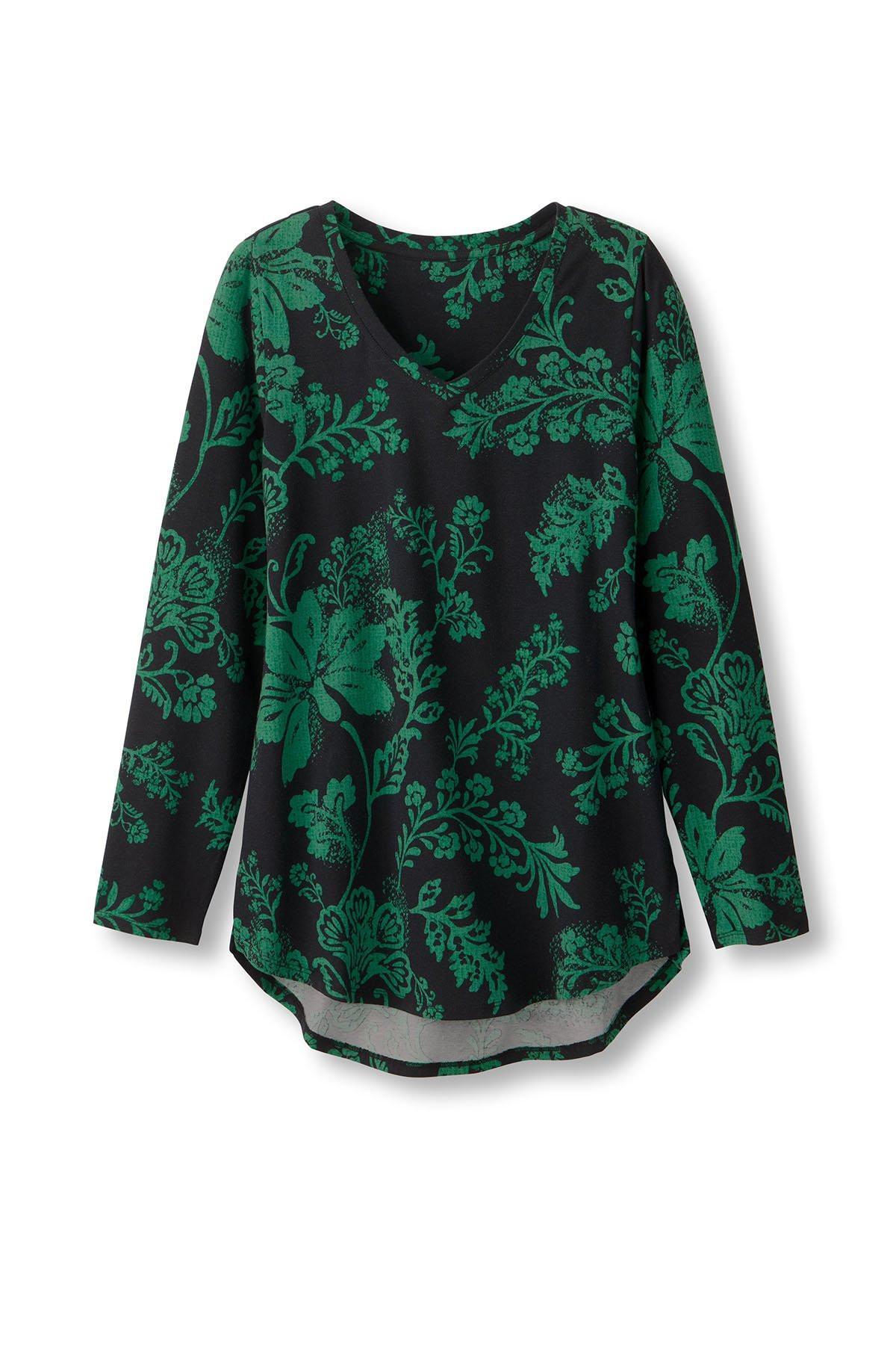 Isabel Noir Bloom LS Cotton Tunic - thumbnail 2