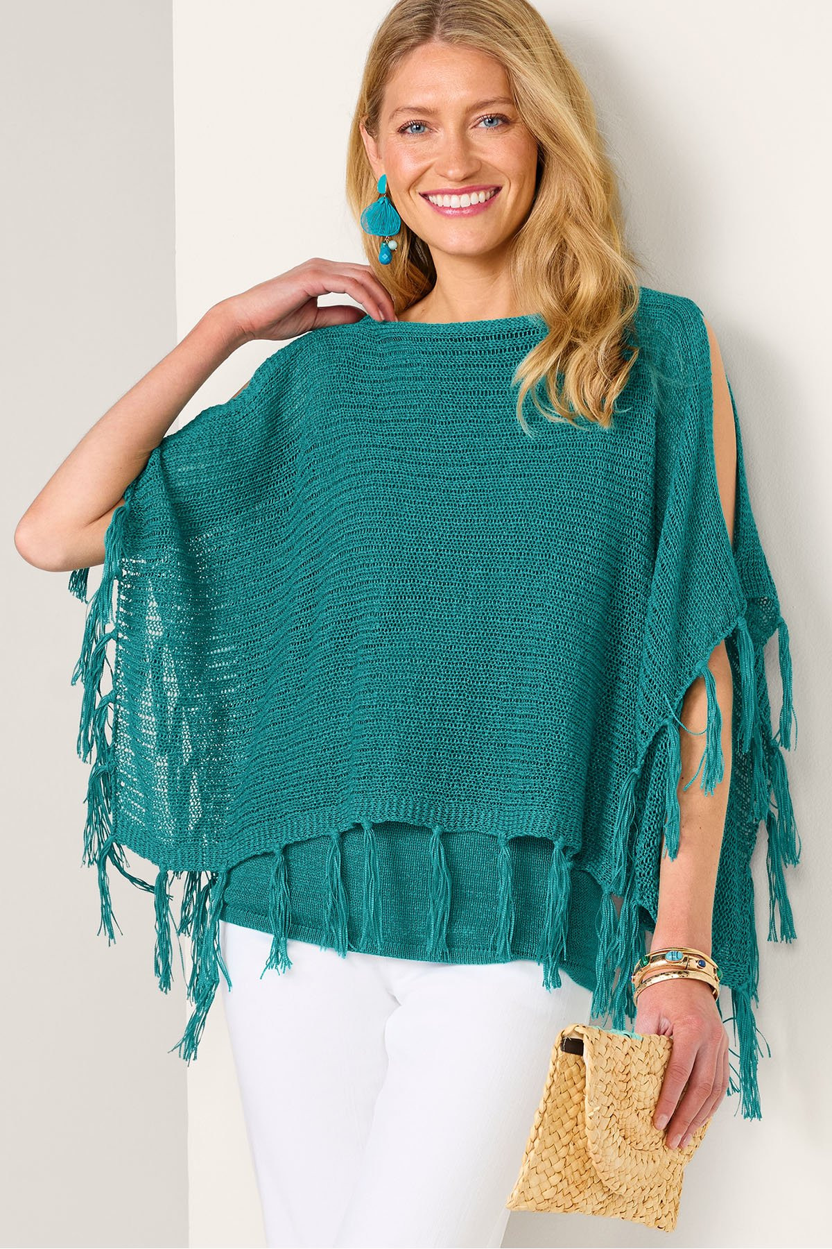 Palm Beach Sweater Poncho & Tank