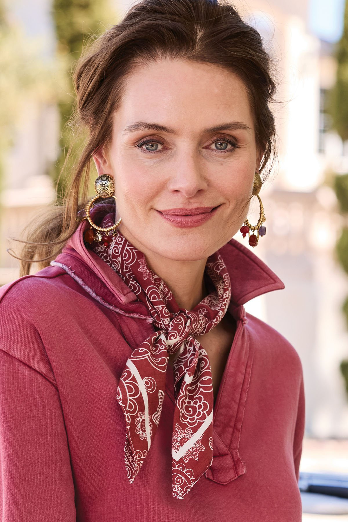 Penny Paisley Square Bandana Scarf - thumbnail 9