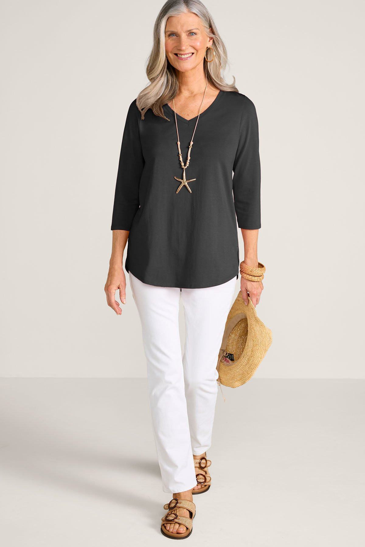 Pima Isabel 3/4 Slv Tunic - thumbnail 3