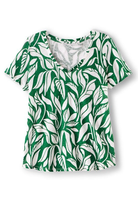 Aubrey Linen Slub Tee