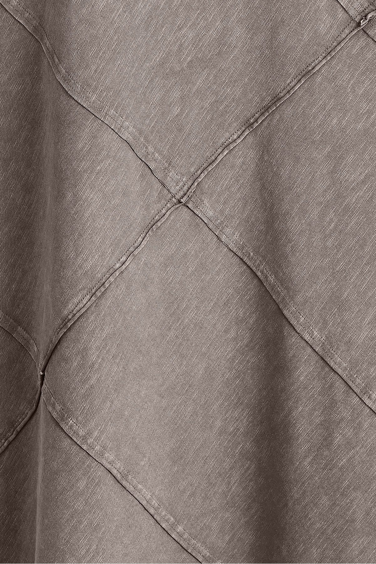 Cotton Slub Seamed Pull On Maxi Skirt - thumbnail 4